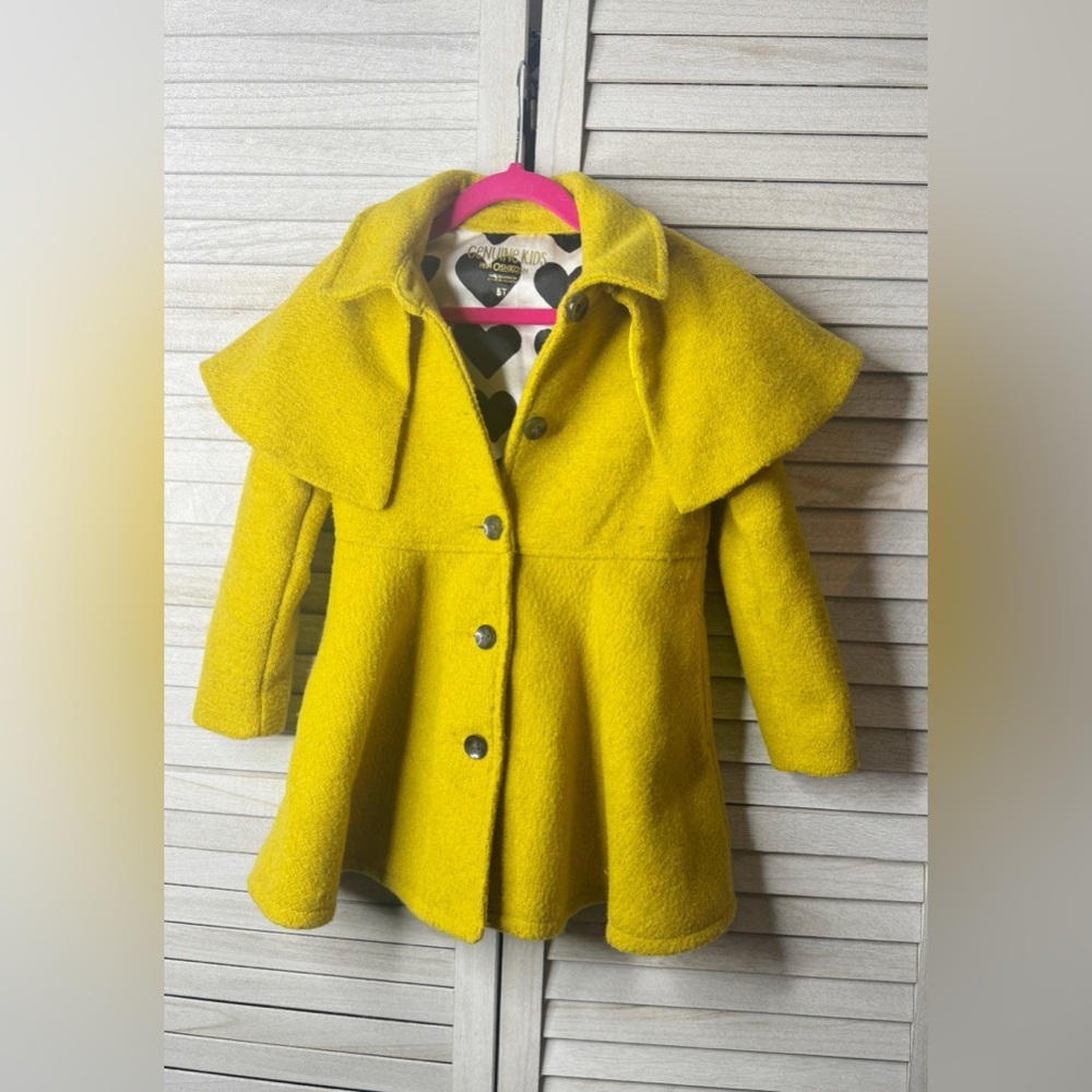 Genuine Kids Mustard Coat. Good Used Condition. Size 5t. HTF